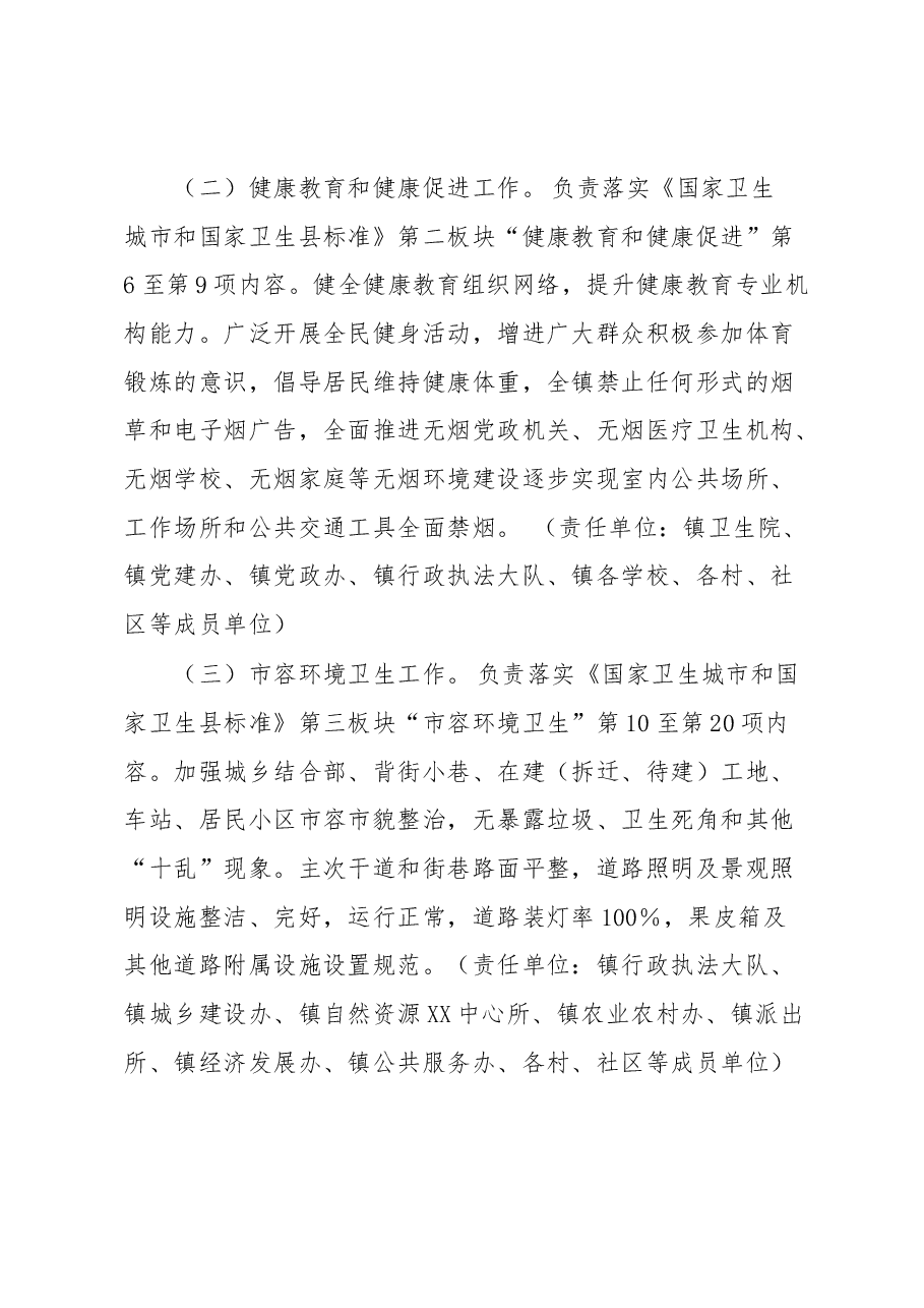 XX镇巩固国家卫生城市工作实施方案.docx,第3页预览