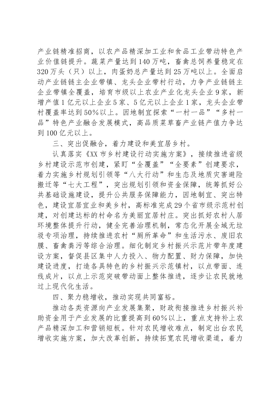 在全市城乡融合发展示范区建设动员大会上的交流发言.docx，第2页预览