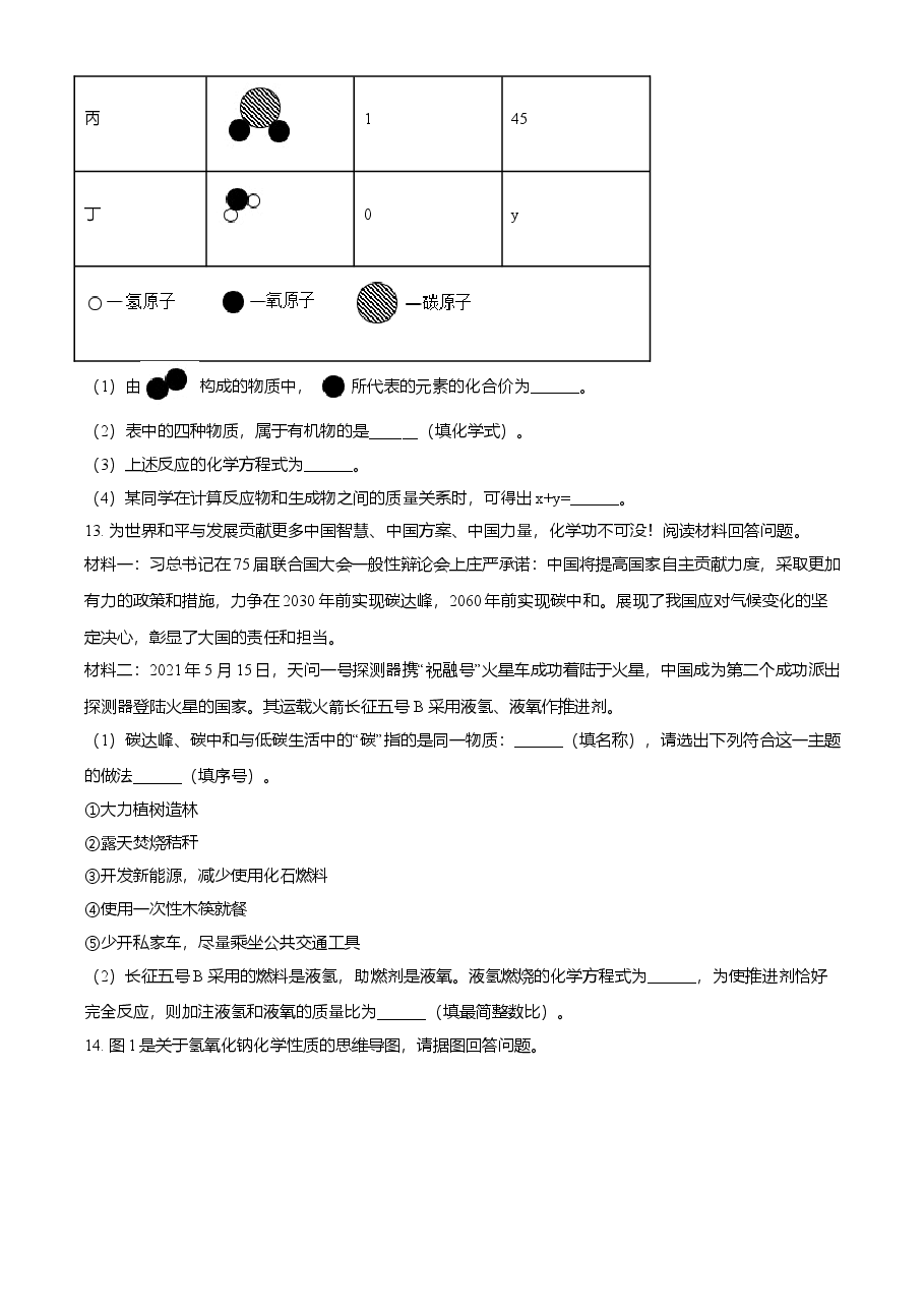 精品解析：湖北省恩施2021年中考化学试题（原卷版）.doc，第4页预览