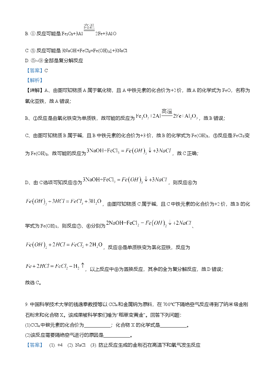 精品解析:四川省泸州市2021年中考化学试题(解析版).doc,第4页预览