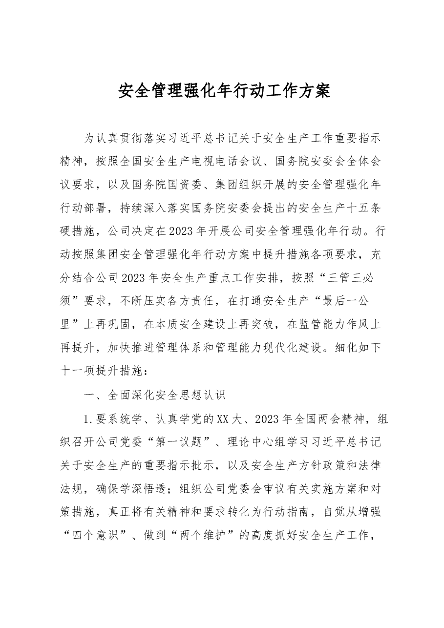 安全管理强化年行动工作方案.docx，第1页预览