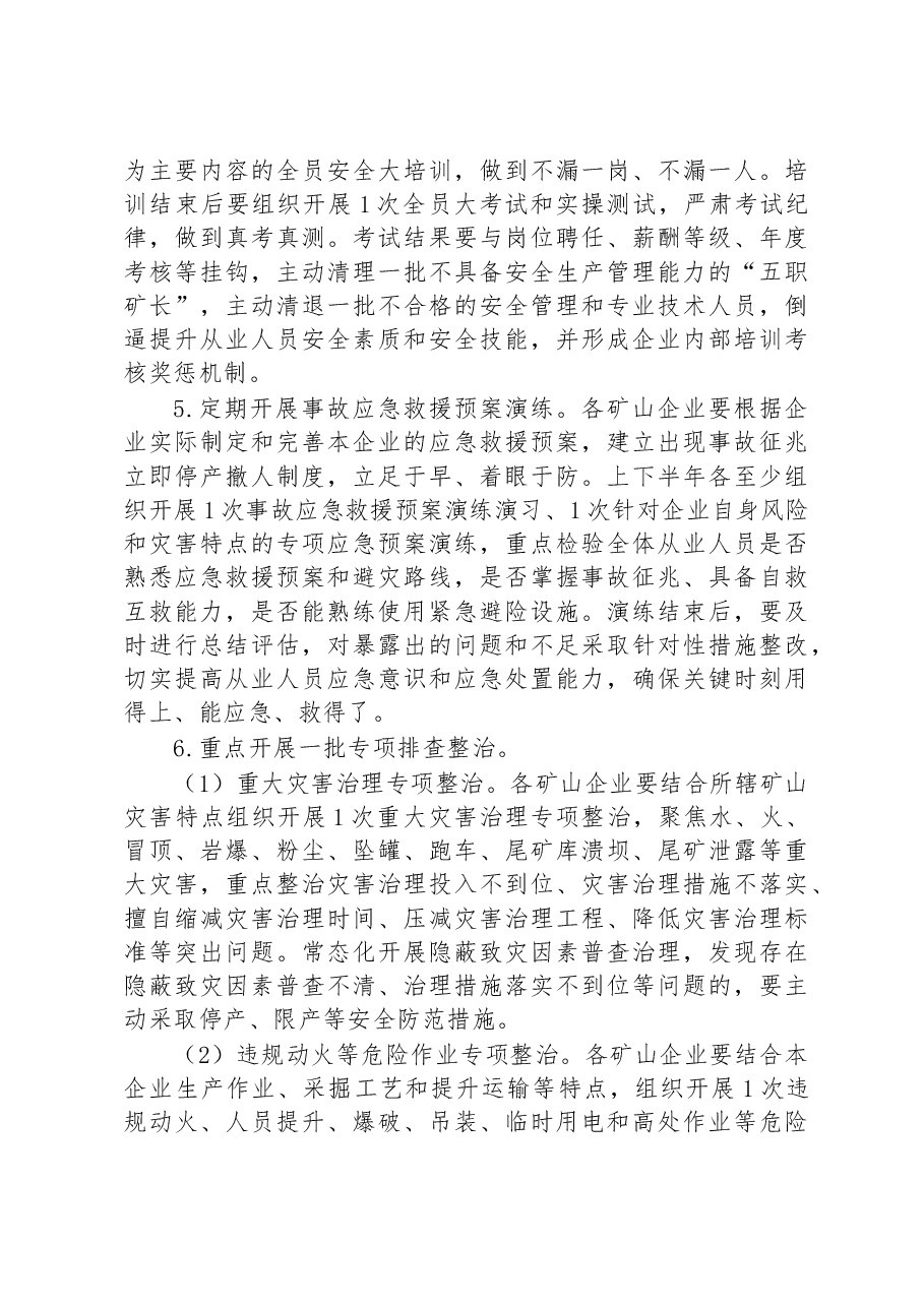 全市非煤矿山安全生产综合整治工作方案.docx,第3页预览
