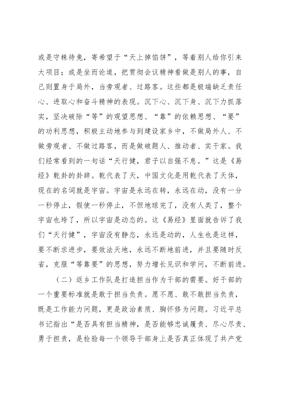在返乡工作队动员会上的讲话.docx,第2页预览