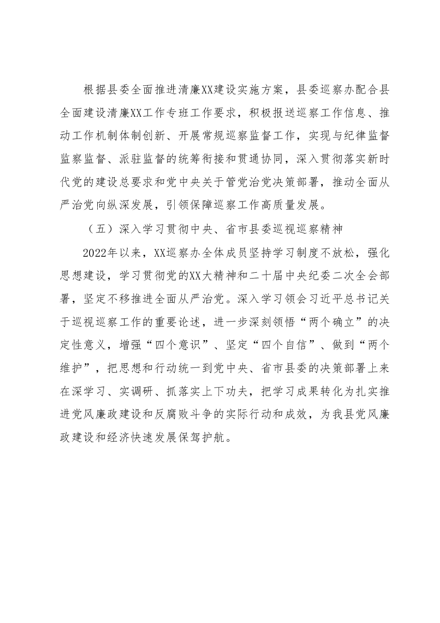 2022年XX县委巡察机构工作总结.docx,第3页预览