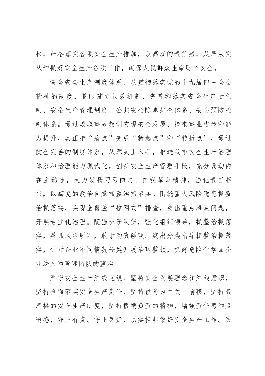 副市长学习习近平总书记关于安全生产重要论述的研讨发言材料.docx,第4页预览