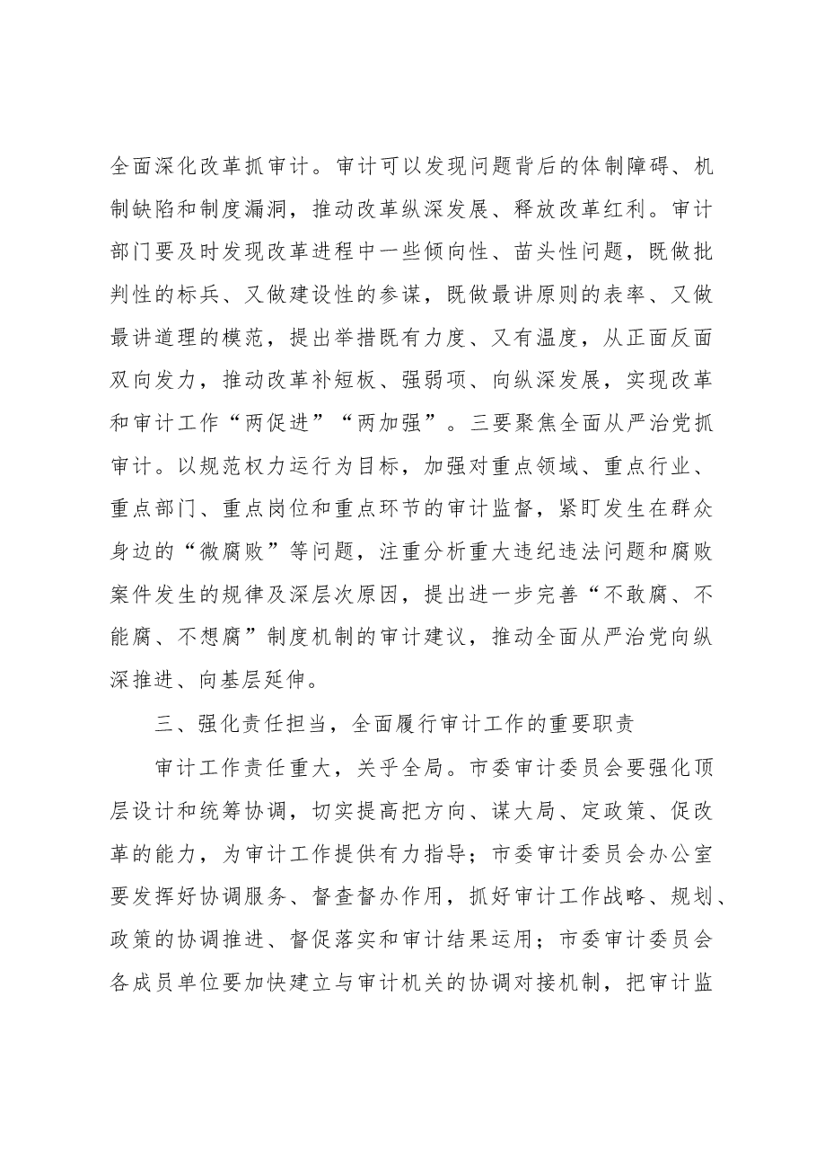 X市审计委员会第一次会议讲话.docx,第4页预览