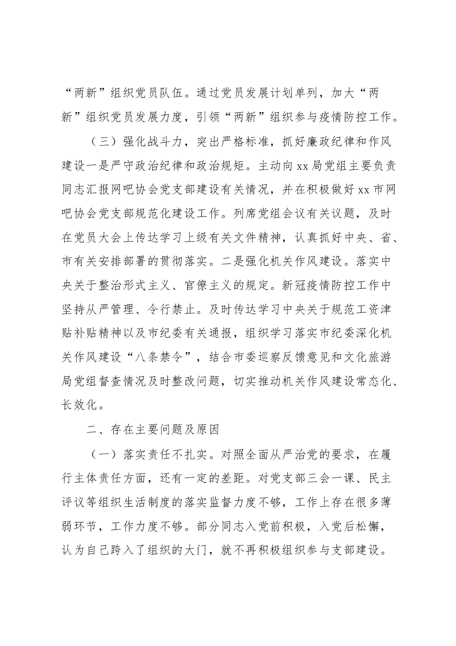 Xx两新组织党支部书记抓基层党建工作述职报告.docx,第3页预览