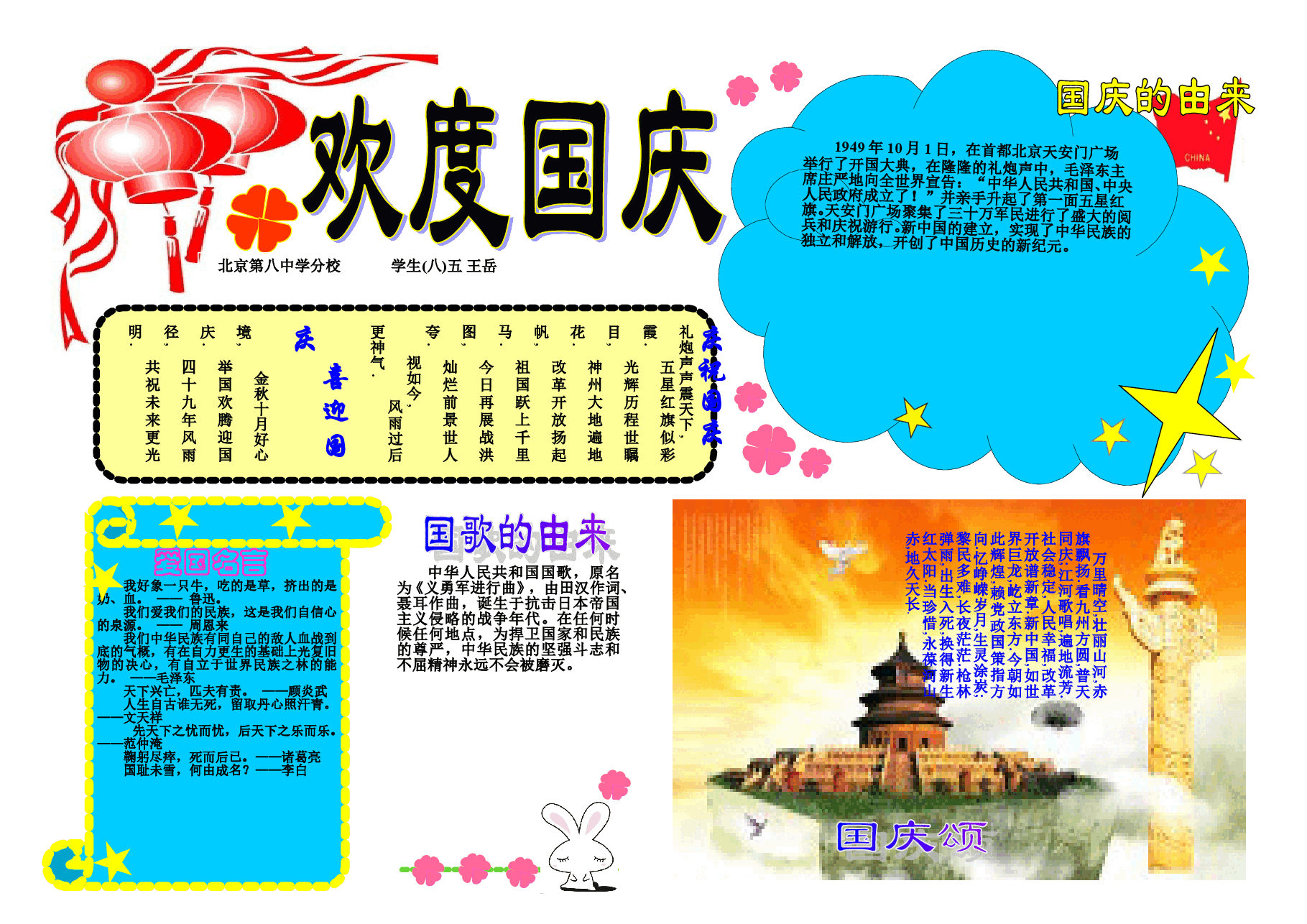 学生作业国庆小报 (2).doc,第1页预览