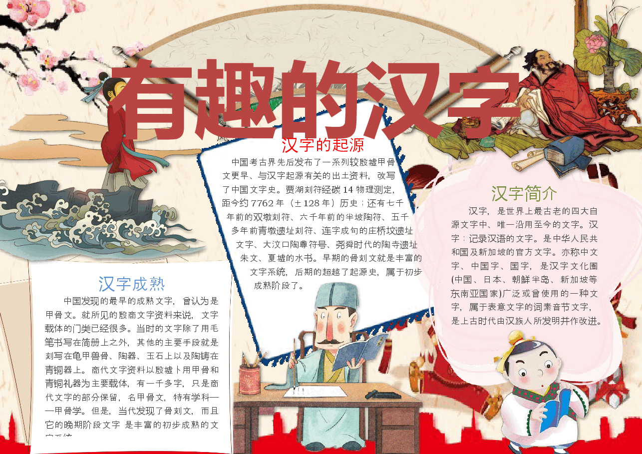 （小报）有趣的汉字4.docx，第1页预览