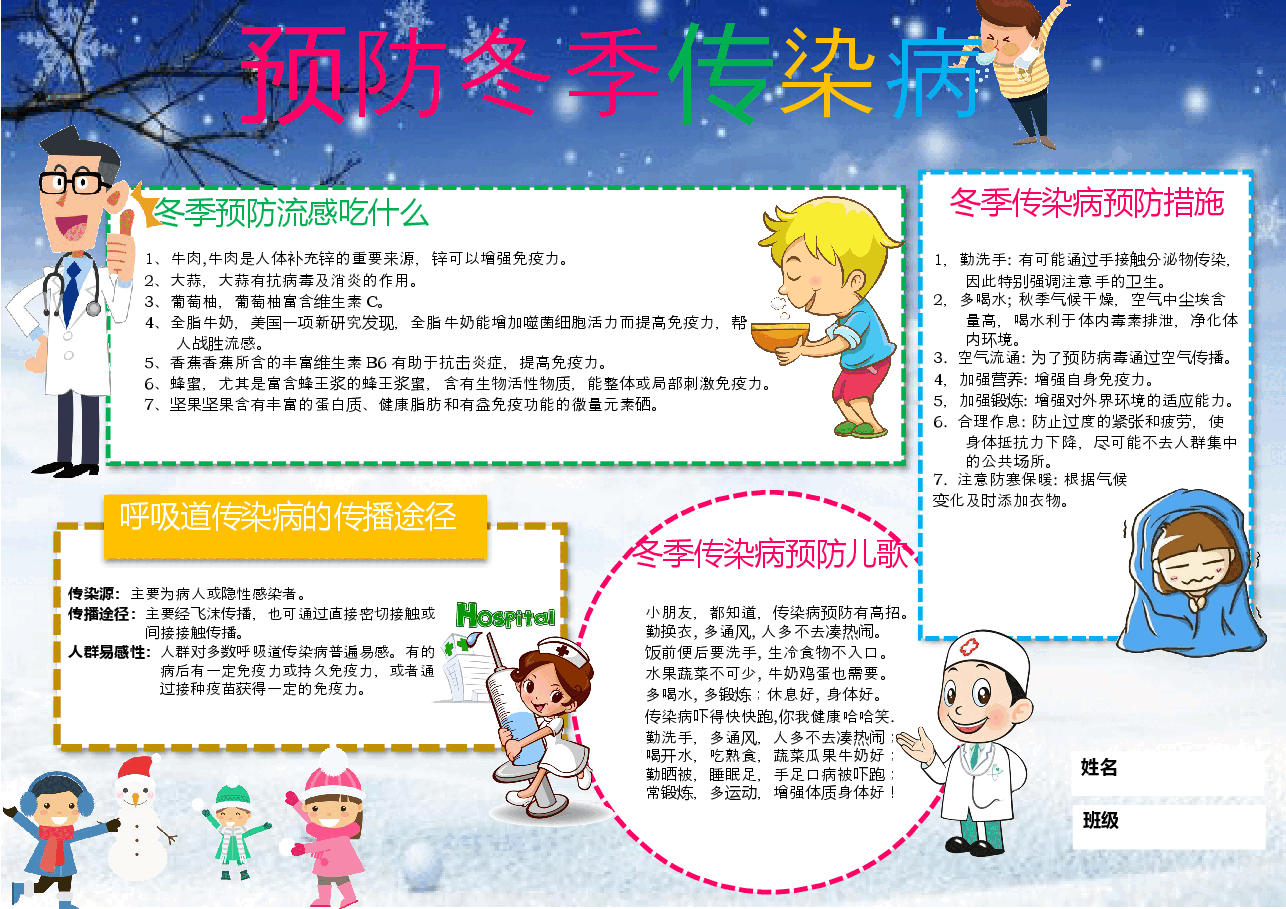 传染病预防小报 (5).docx,第1页预览