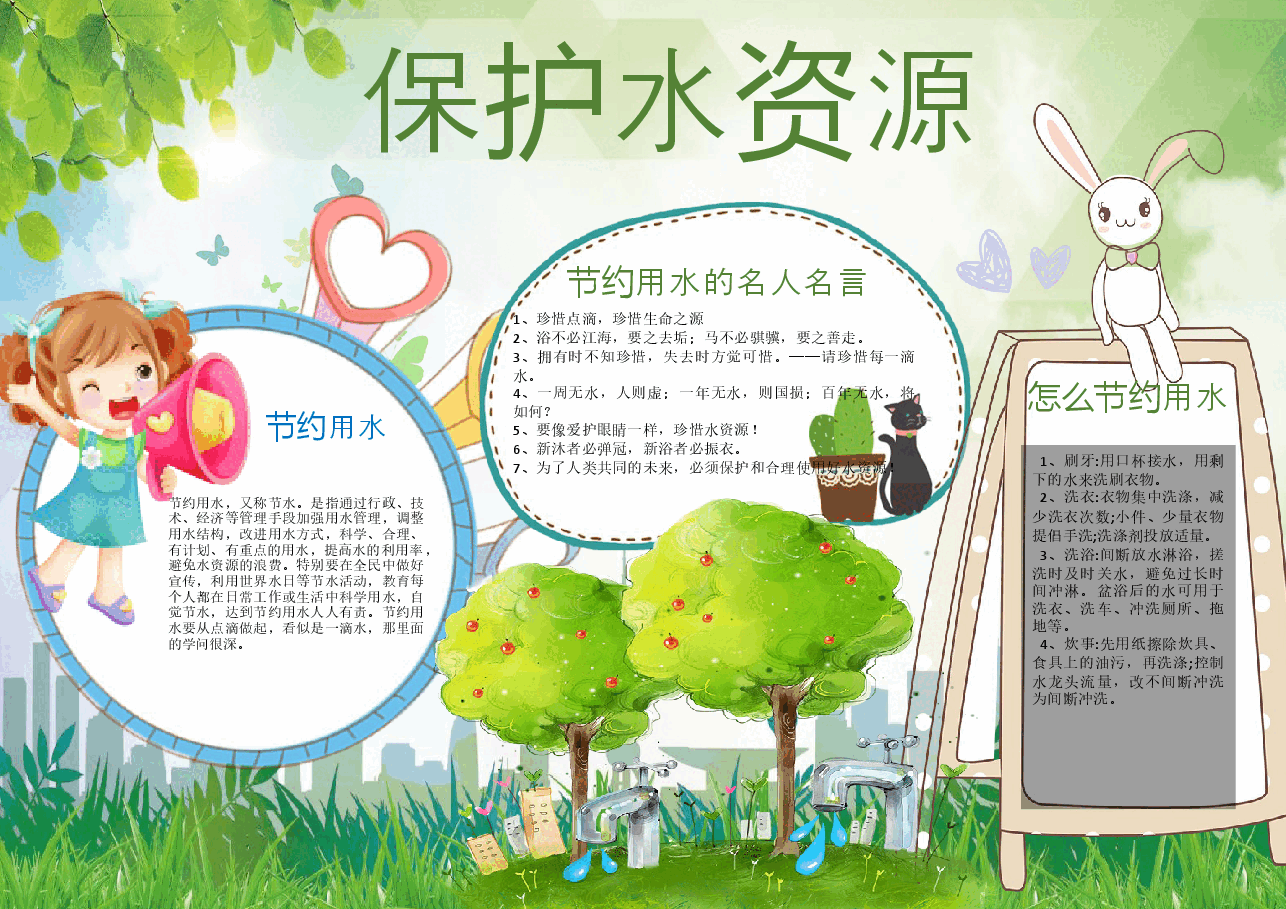 节水保护水资源手抄报 (9).docx,第1页预览