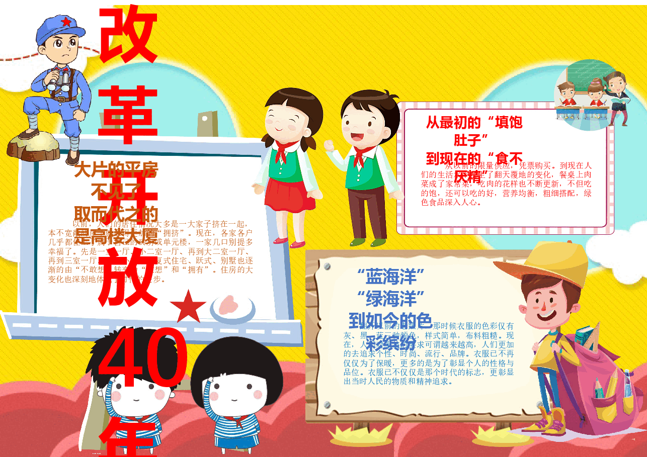 改革开放手抄报 (2).docx，第1页预览