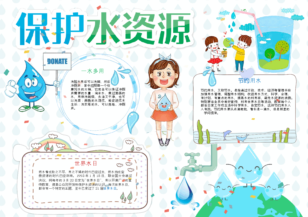 节水保护水资源手抄报 (6).docx,第1页预览