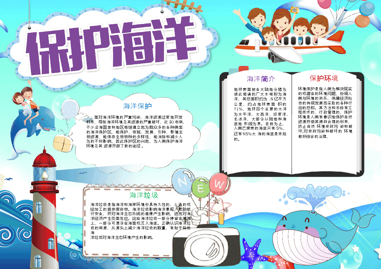 保护海洋环境手抄报 (6).docx，第1页预览