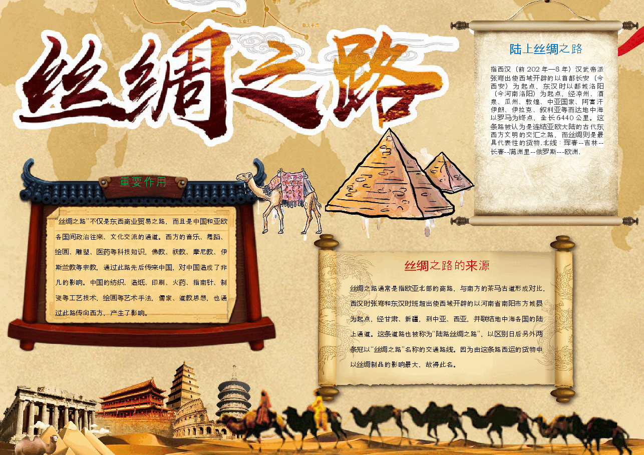 丝绸之路 海上丝绸之路 丝绸之路故事手抄报 (14).docx,第1页预览