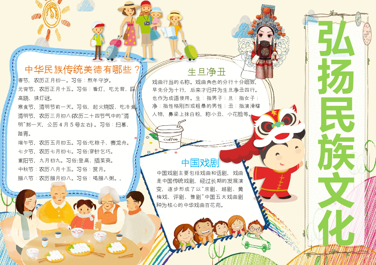弘扬民族文化手抄报 (2).docx,第1页预览