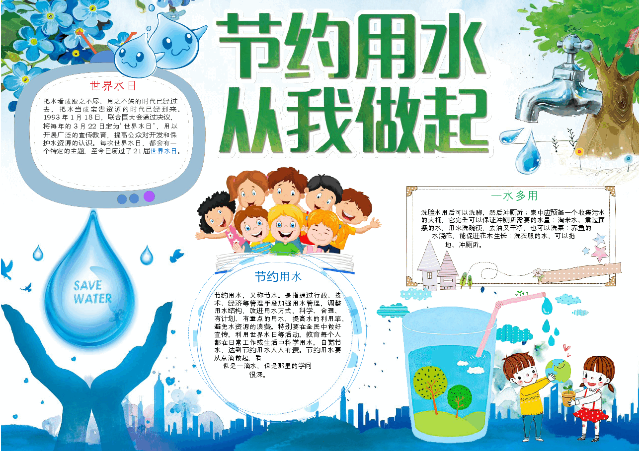 节水保护水资源手抄报 (11).docx,第1页预览