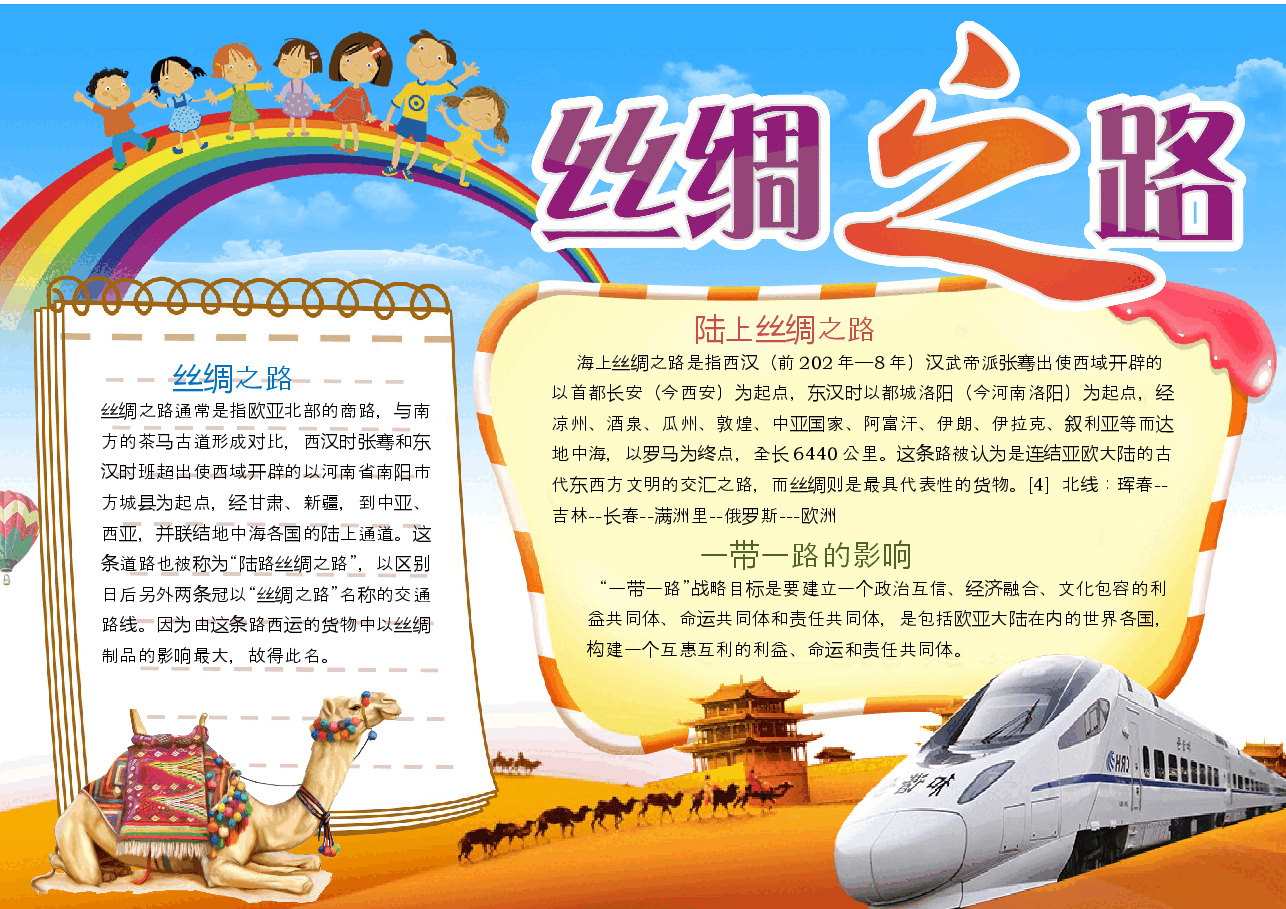 丝绸之路 海上丝绸之路 丝绸之路故事手抄报 (5).docx,第1页预览