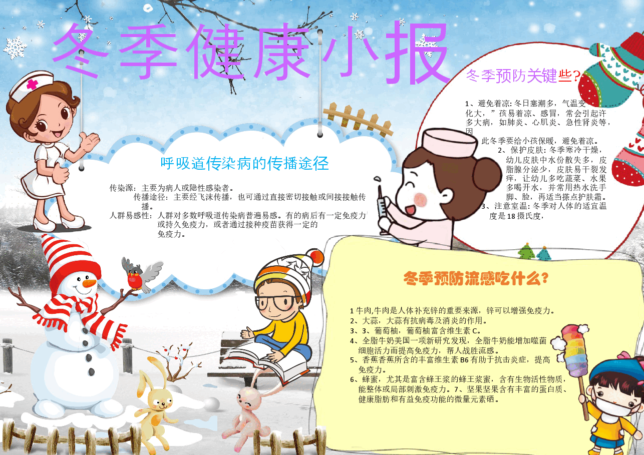 冬季小报 (5).docx，第1页预览