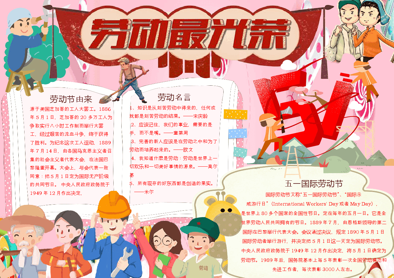 劳动节手抄报 (4).docx,第1页预览
