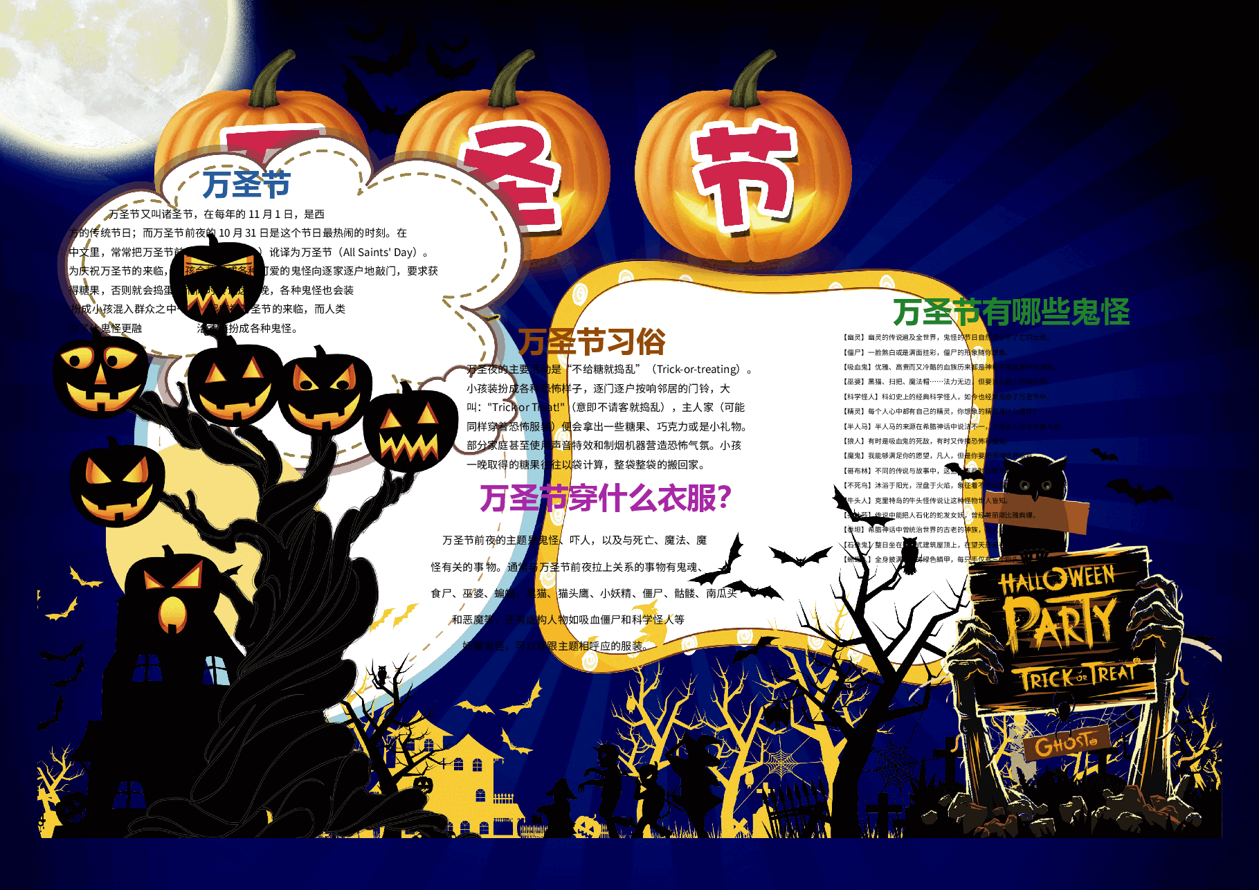 万圣节手抄报 (1).doc,第1页预览
