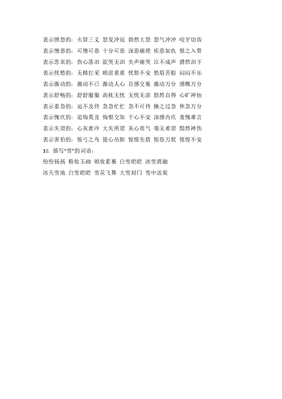 词语积累:写作文必备秘诀.pdf,第3页预览