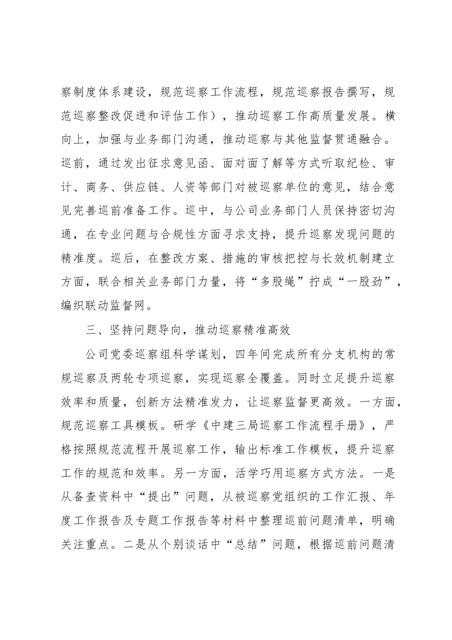 经验交流材料:坚持问题导向 发挥利剑作用.docx,第3页预览