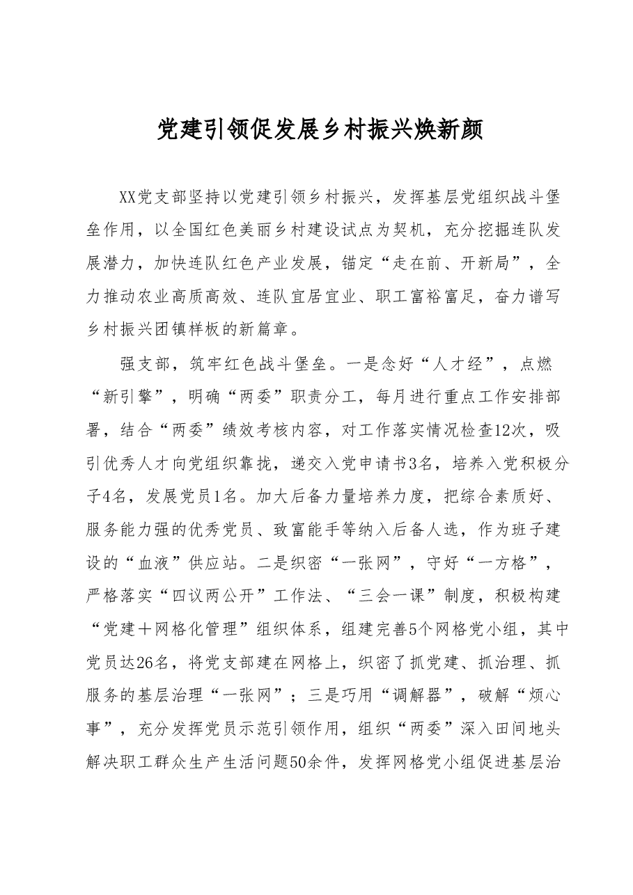 党建引领促发展乡村振兴焕新颜.docx,第1页预览