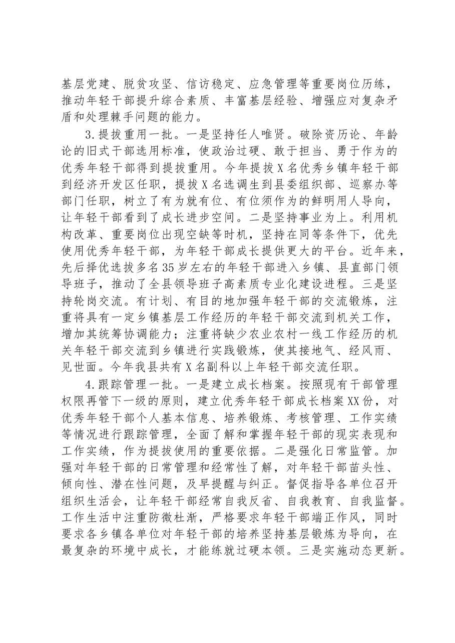 县实施新时代年轻干部成长工程情况汇报.docx,第3页预览