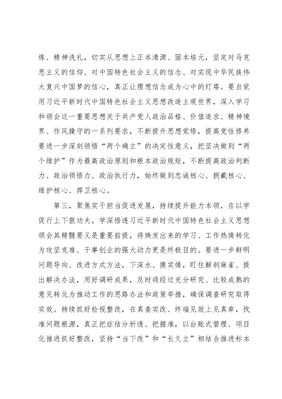 在学习贯彻2023年主题教育领导小组会议上的讲话提纲.docx,第3页预览