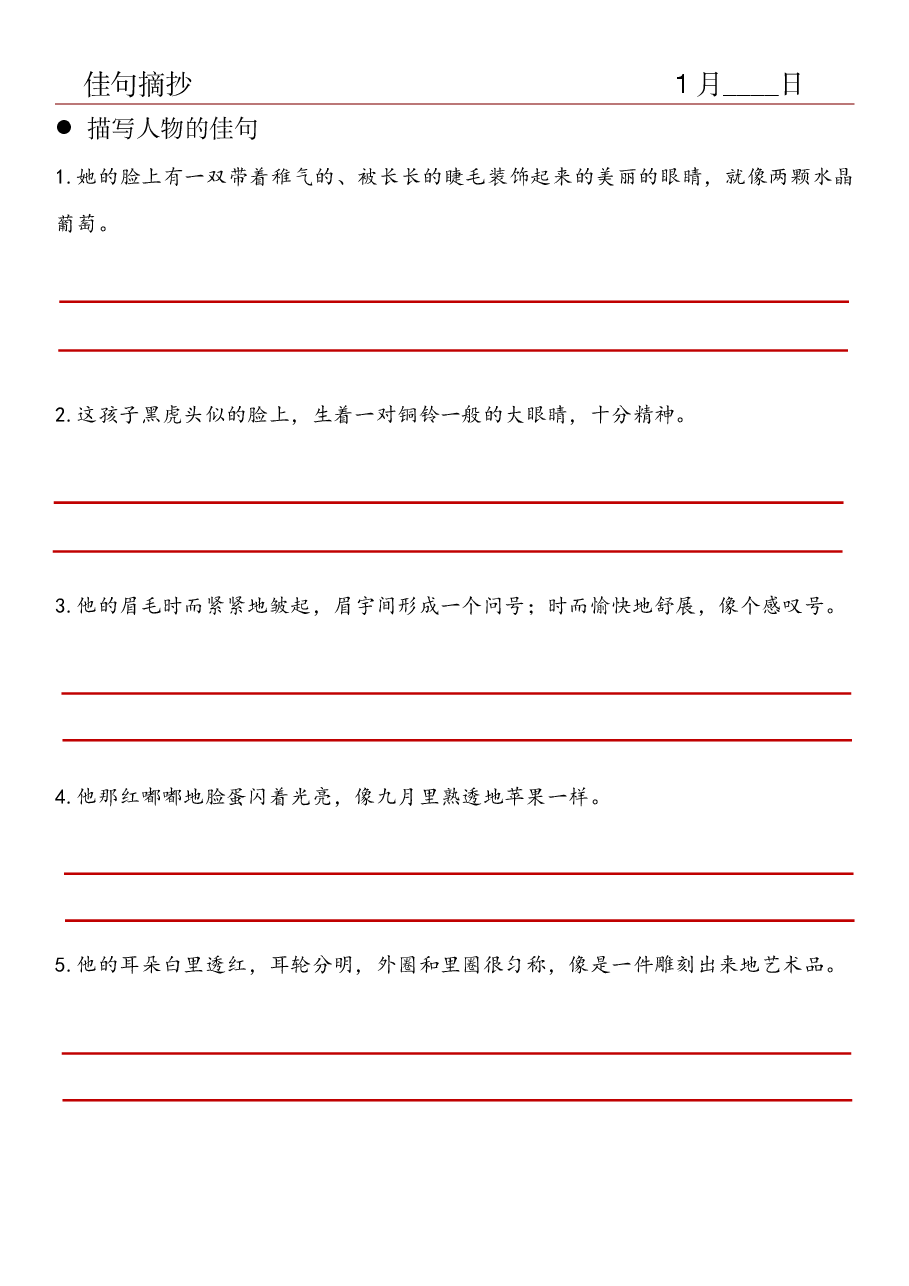 8.佳句摘抄-描写人物的句子.pdf,第1页预览