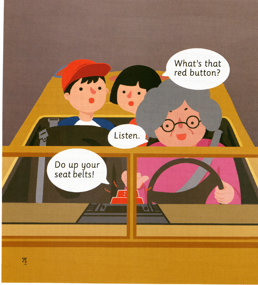 【小学英语启蒙绘本阅读】奶奶的新车.pdf,第4页预览