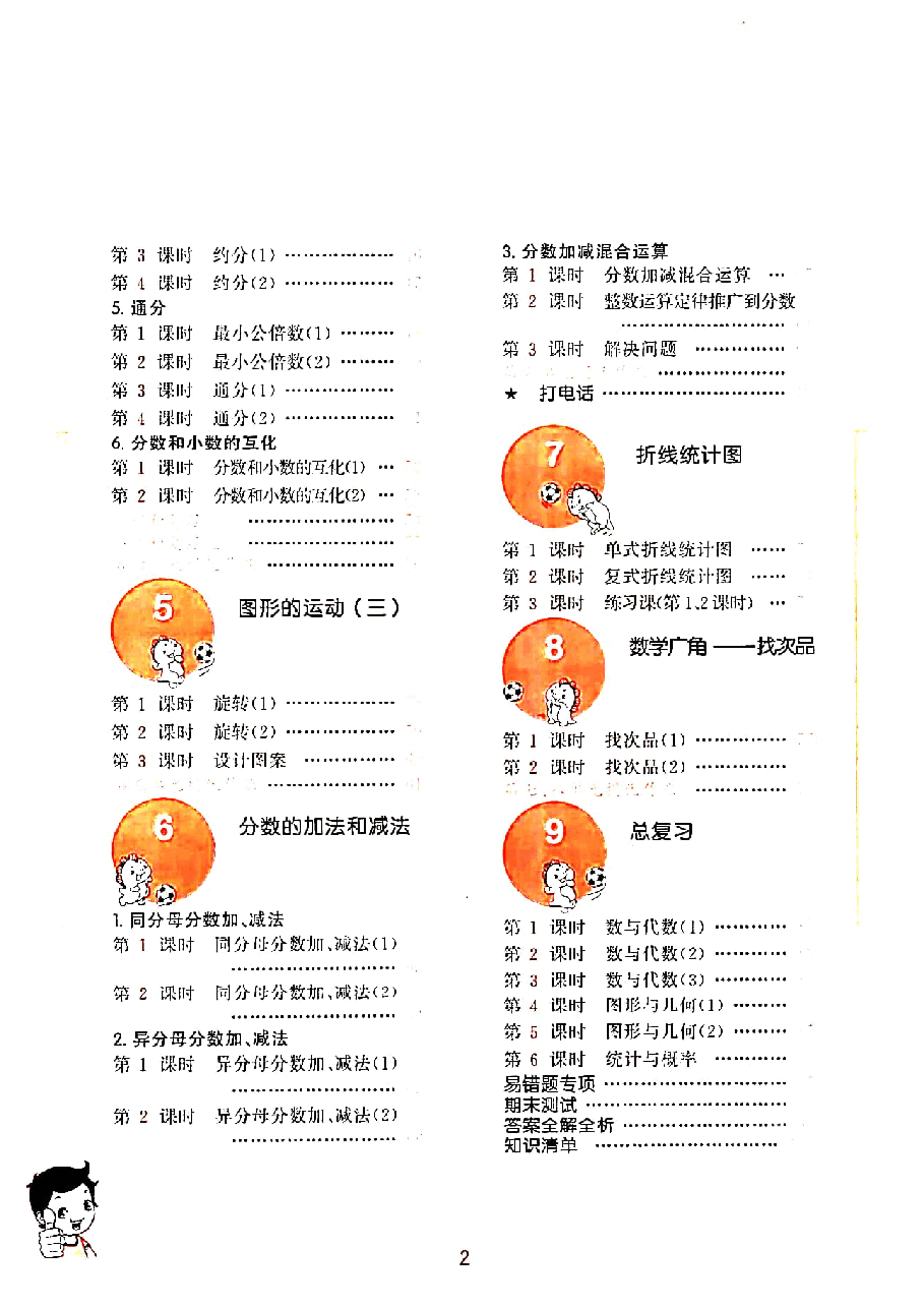 小学五年级数学下册知识清单.pdf,第4页预览