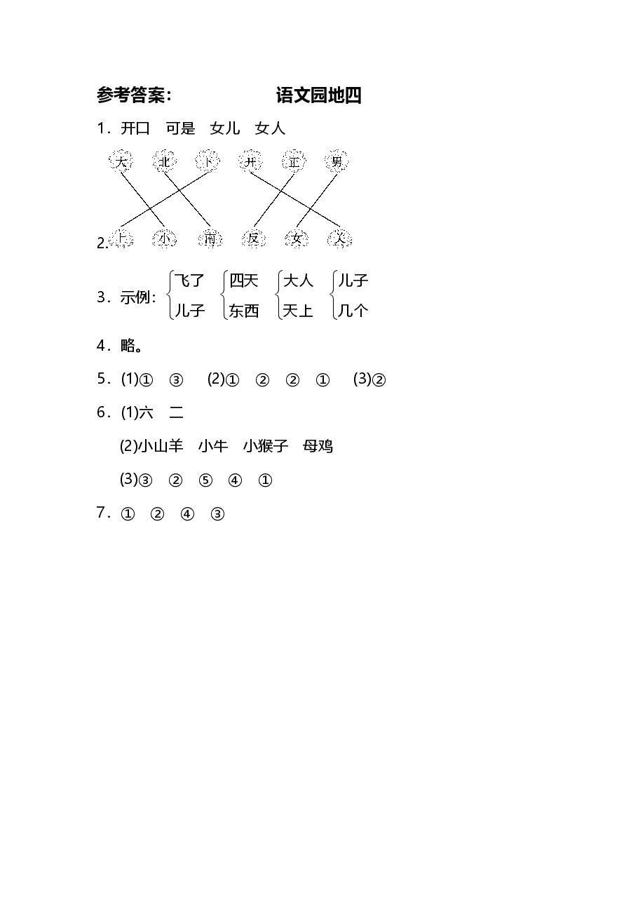一年级语文上册第四单元语文园地四.pdf,第3页预览