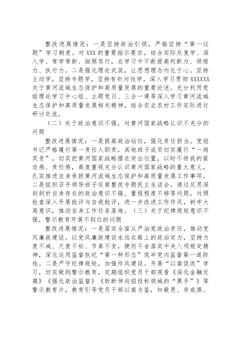 关于十届市委第二轮巡察集中整改进展情况的通报.docx，第2页预览