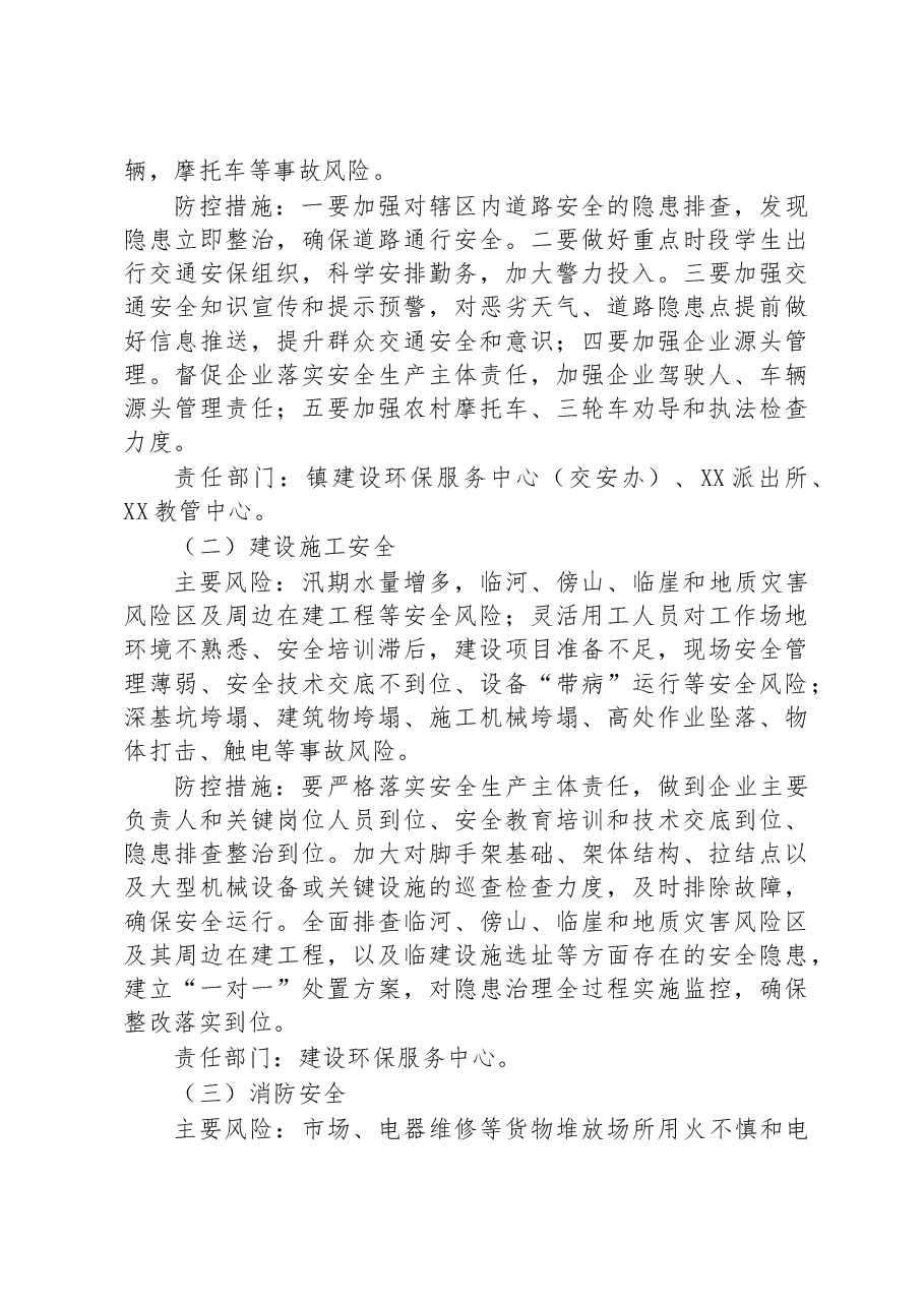 镇2023年第二季度安全生产风险防控方案.docx，第2页预览