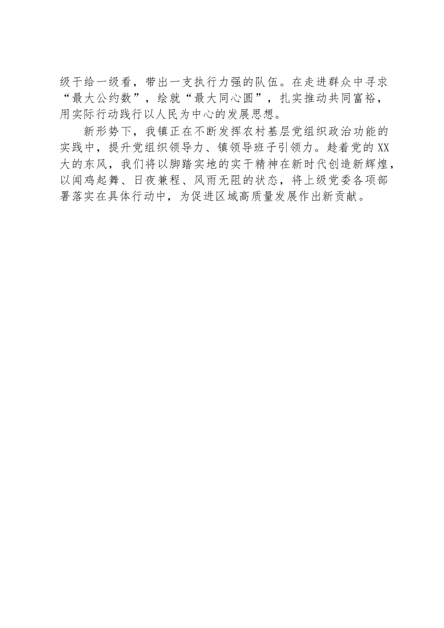 XX镇党委书记在基层党建工作经验交流发言稿.docx,第4页预览