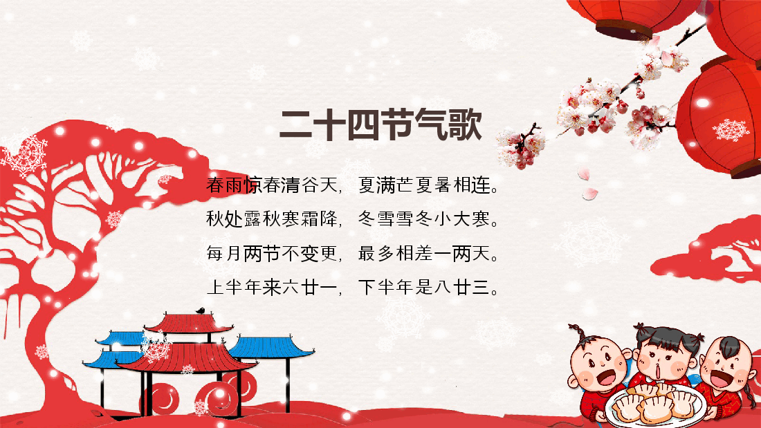 红色喜庆风国际部冬至主题PPT课件.pptx，第2页预览