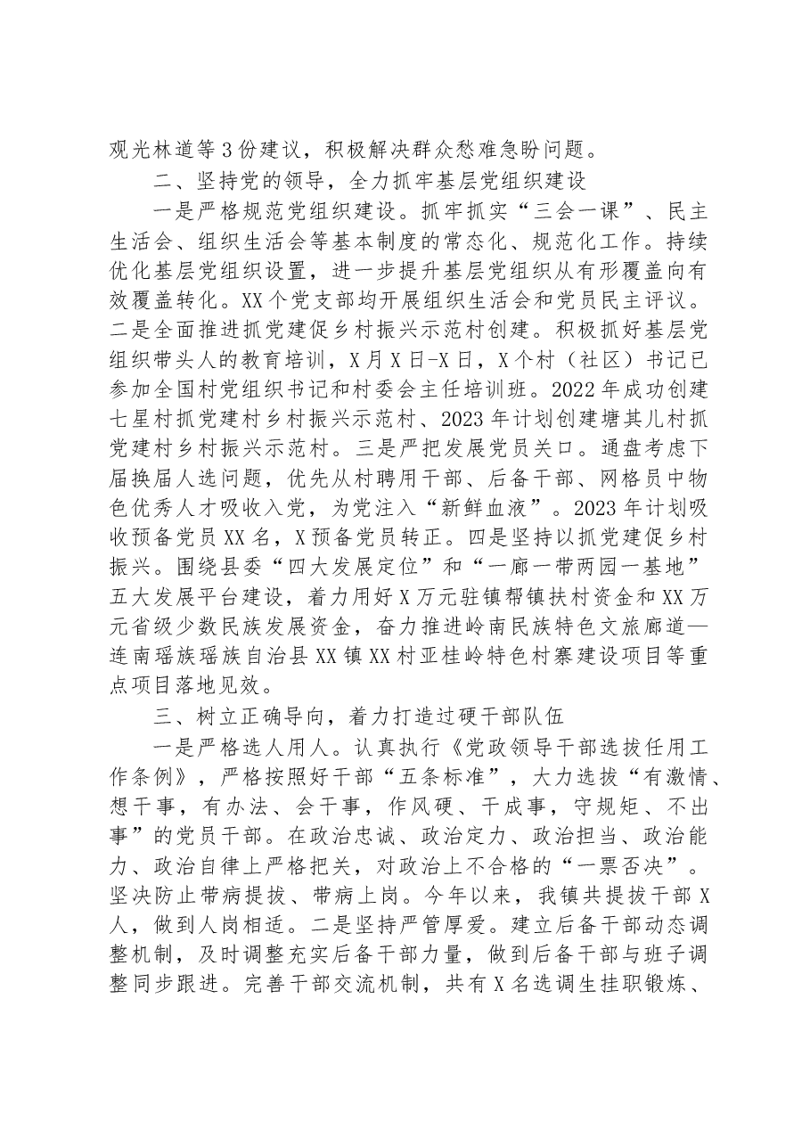 镇抓党建促乡村振兴工作情况报告.docx,第2页预览