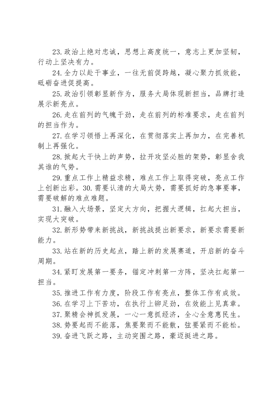 关于讲话报告类的排比句39例.docx,第3页预览