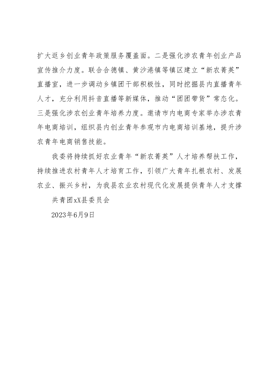 团县委青年发展部乡村振兴工作总结.docx,第3页预览