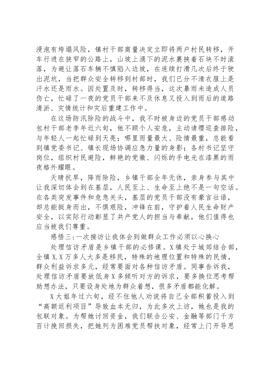 镇党委副书记挂职干部挂职锻炼心得体会.docx,第3页预览