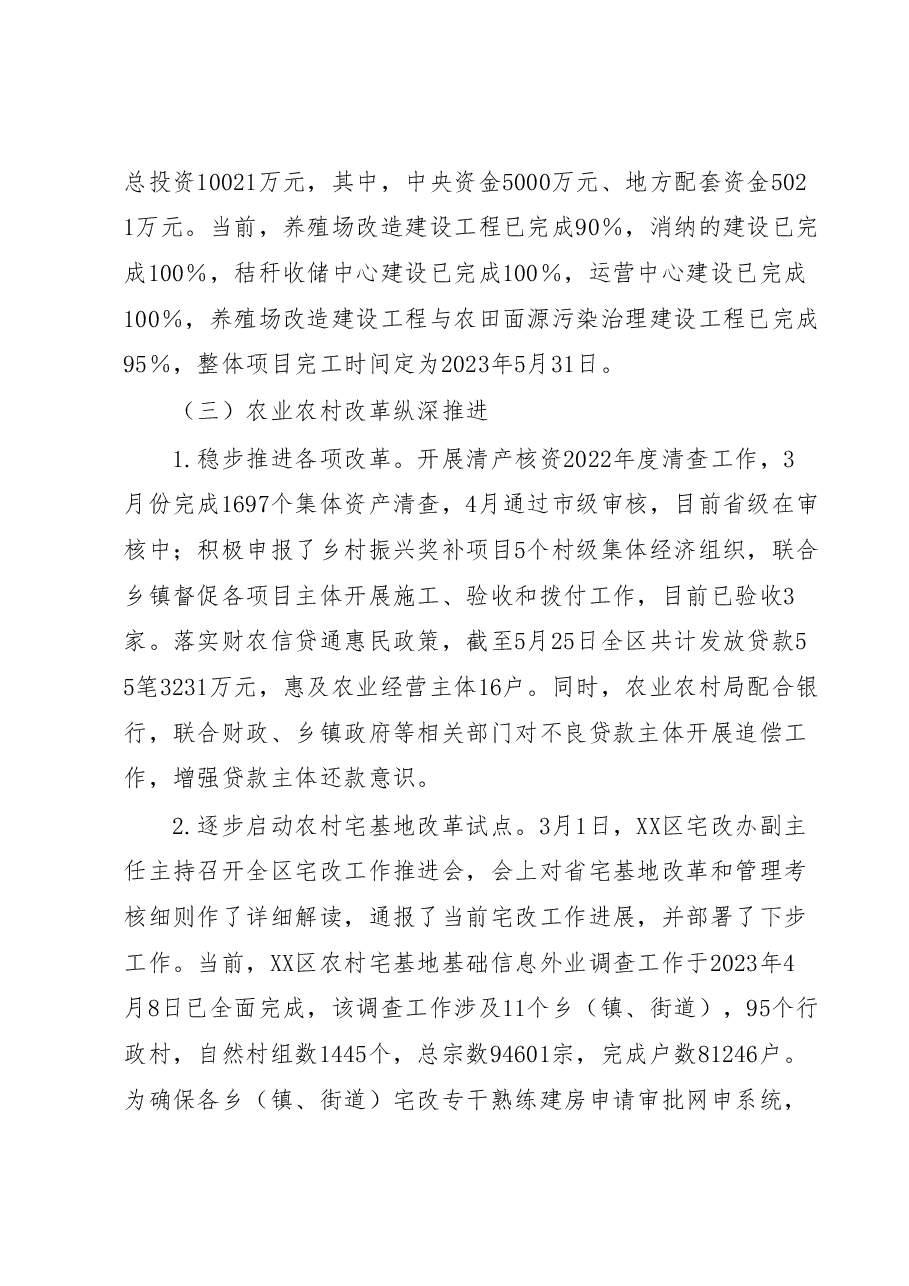 2023年XX区农业农村局上半年工作总结.docx,第4页预览