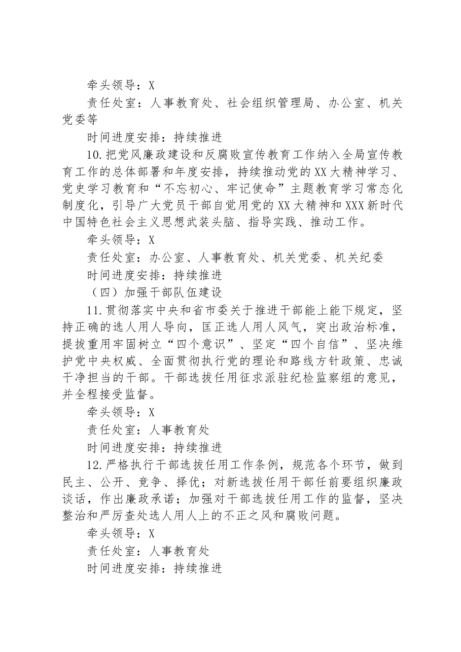 局委员会2023年度全面从严治党主体责任清单.docx,第4页预览