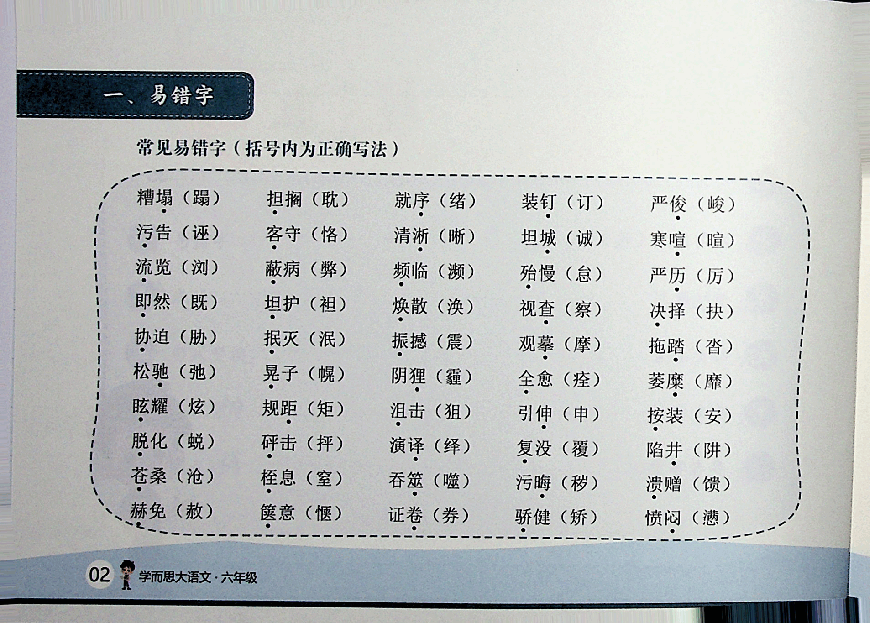 六年级大语文秋季基础知识手册.pdf,第3页预览