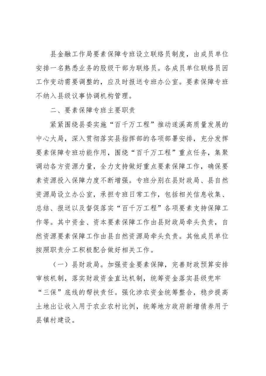 县“百县千镇万村高质量发展工程”要素保障专班方案.docx,第2页预览