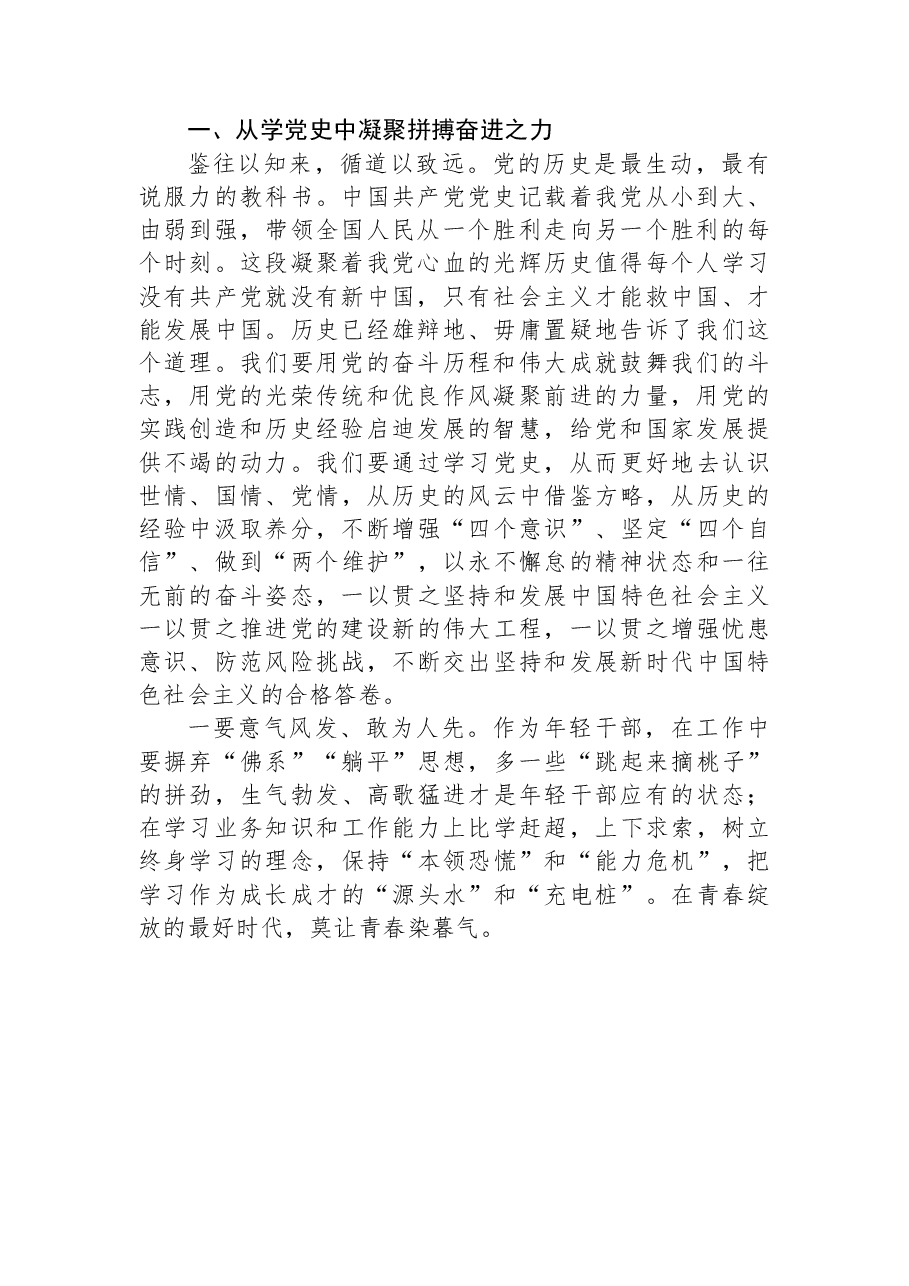 七一党课:从党史中汲取奋进力量+在新征程上展现新作为.docx,第2页预览
