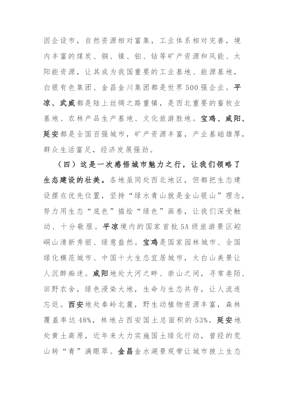 中卫市委办公室、市委政研室关于赴陕西、甘肃考察学习情况的报告.docx,第4页预览