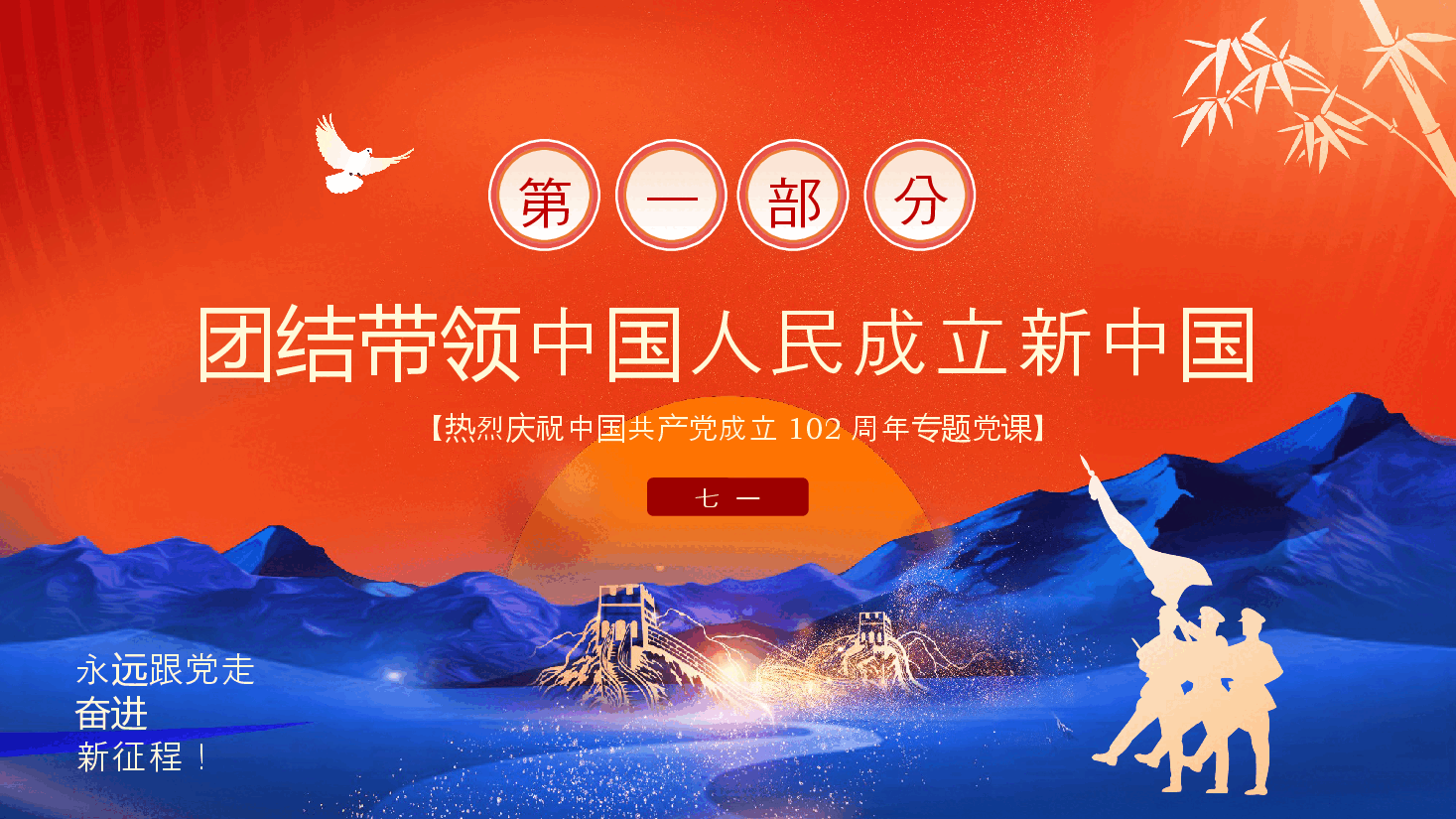2023迎七一重温党史ppt(1).pptx，第4页预览