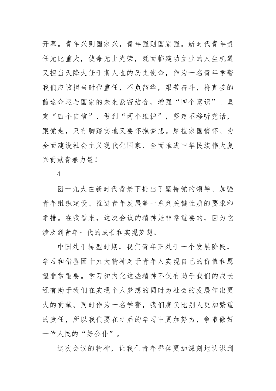 中国共产主义青年团第十九次全国代表大会精神学习心得体会(法学学子篇).docx,第2页预览
